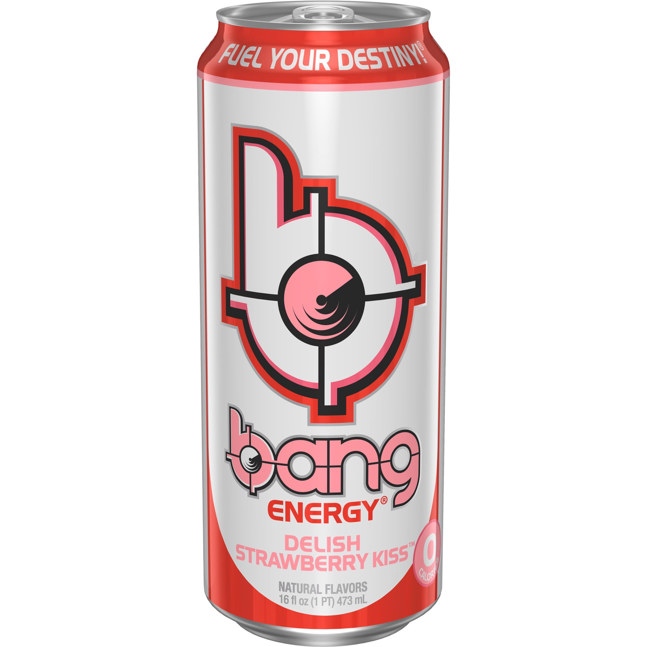 Bang Energy, Delish Strawberry Kiss, 1 Count, 16 fl oz, no sugar