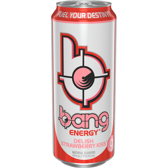 Bang Energy, Delish Strawberry Kiss, 1 Count, 16 fl oz