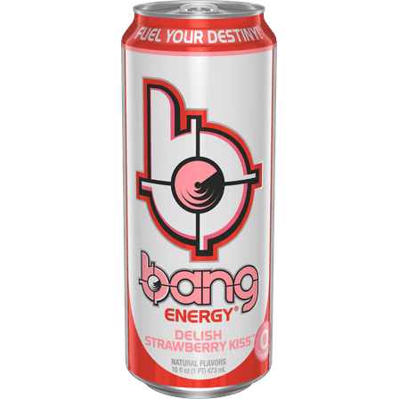 Bang Energy, Delish Strawberry Kiss, 1 Count, 16 fl oz