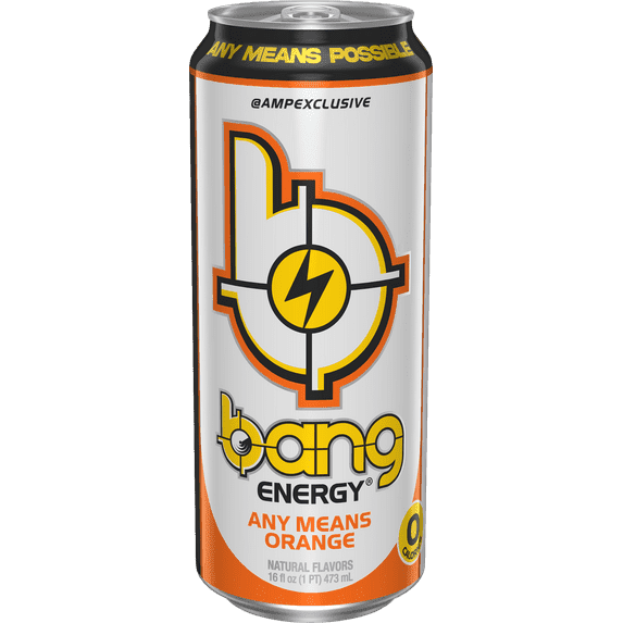 Bang Energy Drink, Any Means Orange, 16 fl oz pack of 1