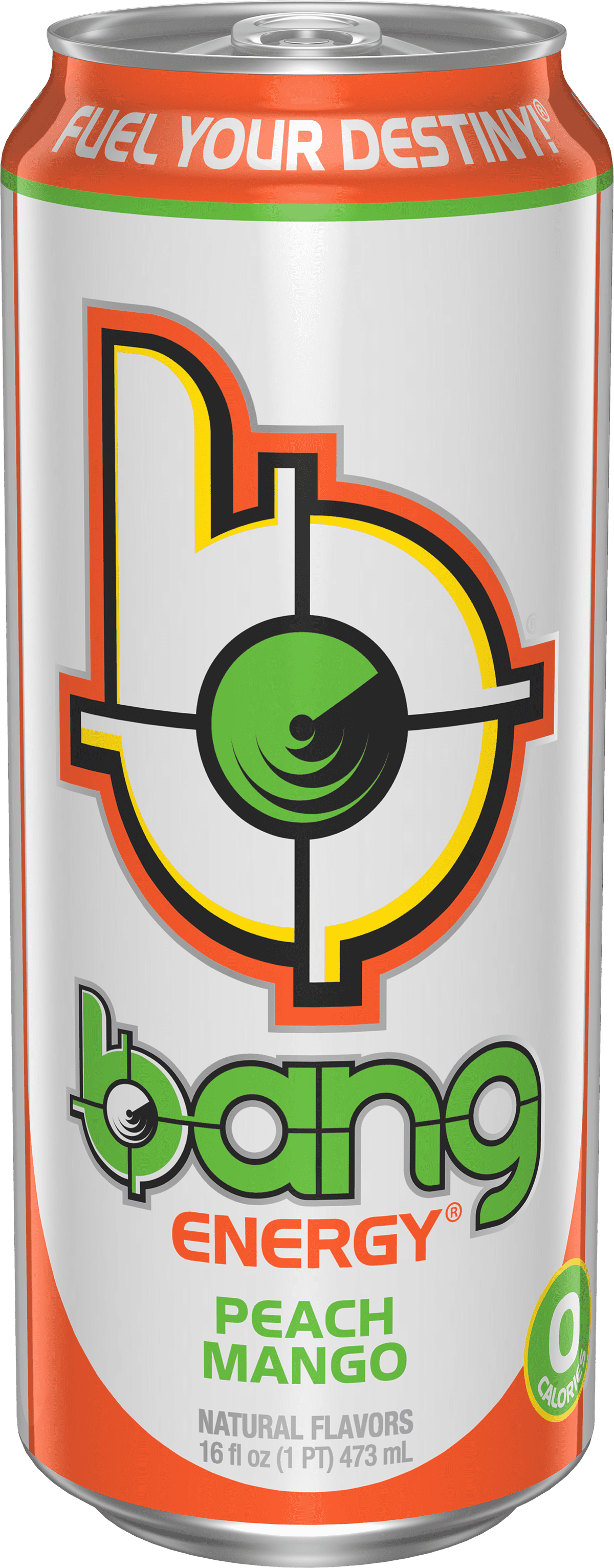 Bang Energy Peach Mango, Energy Drink, 1 Count, 16 fl oz