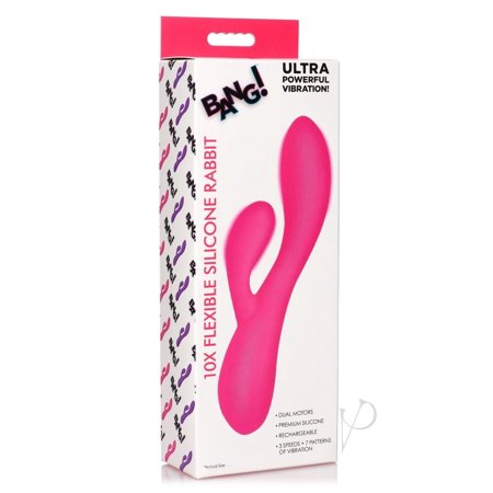 Bang Flexible Silicone Rabbit Pink