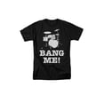 thumbnail image 1 of Bang Me Drum Set Humorous Funny Innuendo Graphic Adult T-Shirt, 1 of 1