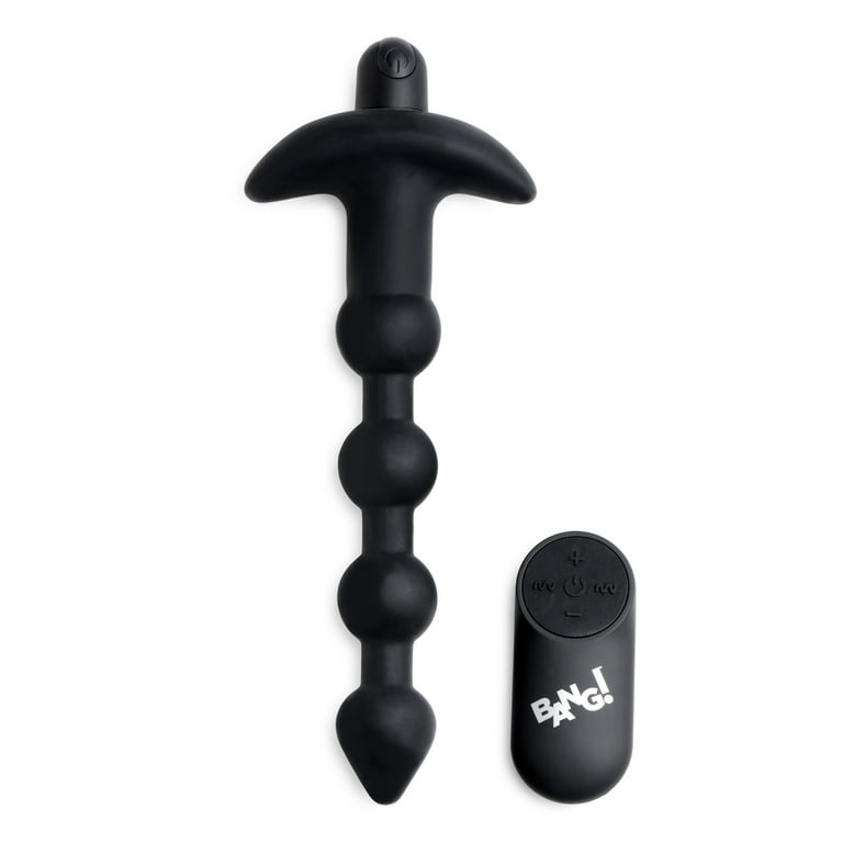 Hollywood schroot Duur Bang - Vibrating Silicone Anal Beads and Remote Black - Walmart.com