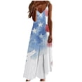 thumbnail image 1 of BangWanChi Beach Dresses for Women 2024 Vacation Summer Dresses for Women Print Sleeveless Round Neck Dress Casual Dresses, 1 of 1