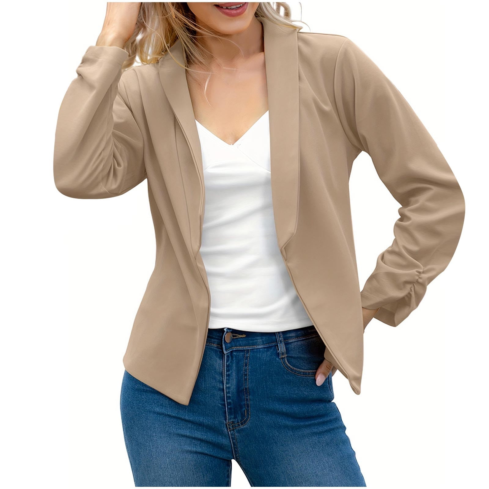 Blazers For Women Business Casual DDAPJ Pyju 2023,Long Sleeve