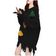 thumbnail image 1 of BangWanChi Christmas Sweater for Women 2024 Women Casual Fashion Pullover Long Sleeve Round Neck Knitted Sweater Tops, 1 of 4