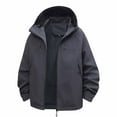 thumbnail image 1 of BangWanChi Ladies' Fall Winter Waterproof Hooded Pocket Zipper Jackets Outdoor Mountaineering Clothing Sports Jacket, 1 of 6