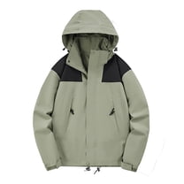 BangWanChi Lightweight Jacket Women Hiking Women Detachable Cap And Windproof Thick Three-in-one Jacket Outdoor Sports Warm Jacket