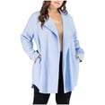thumbnail image 1 of BangWanChi Lightweight Jacket Women Quilted Plus Size Women's Lapel Cardigan Thin Temperament Long Sleeved Women's Windbreaker Jacket, 1 of 5