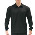 thumbnail image 1 of BangWanChi Men's Casual Solid Color Flap Button Shirts Long Sleeve Pullovers Lapel Top, 1 of 6