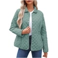 thumbnail image 1 of BangWanChi Winter Coats for Women Casual Loose Solid Color Fashionable Collared Loose Jackets, 1 of 5
