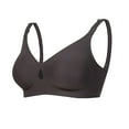 thumbnail image 1 of BangWanChi Wireless Bras for Women Support and Lift Pregnant Women's Nursing Bra Large Size Swelling Postpartum Nursing Bra Thin Without Steel Ring Nursing Bra Black L, 1 of 5