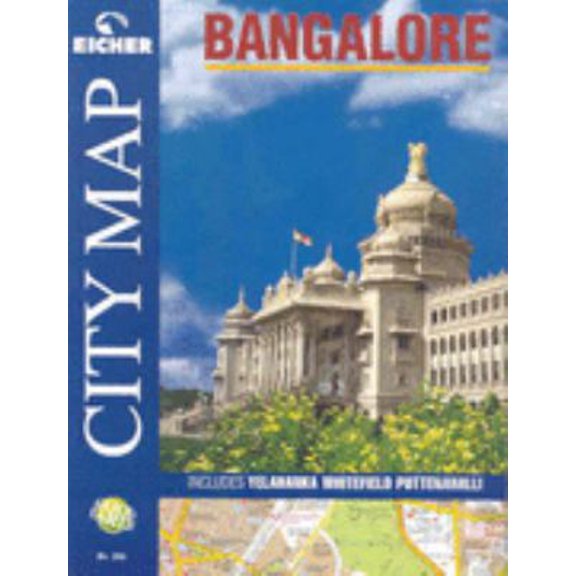 Pre-Owned Bangalore City Map (Atlas) (Paperback) 8187780053 9788187780052