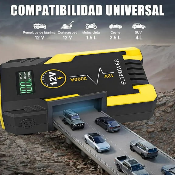 Bangben Automotive Jump Starters 2000A Car Portable Jump Starter,Yellow