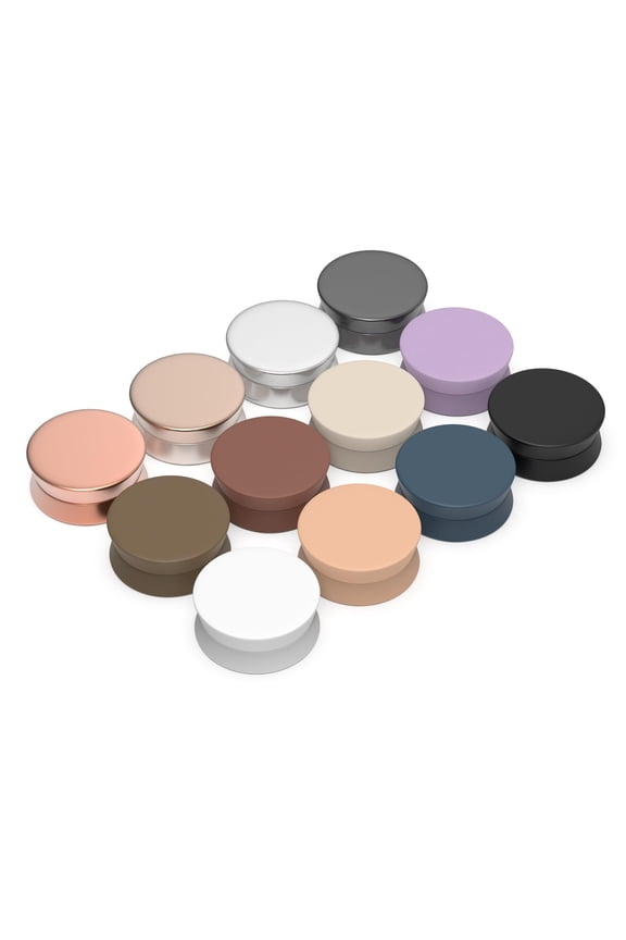 10 Pairs Strong Hijab Magnets, Pinless No-Snag Magnetic Hijab Pins, Multi-Use Matte Magnetic Clips for Scarf, Veil, Dress, Shirt, No Holes, Multi-Color