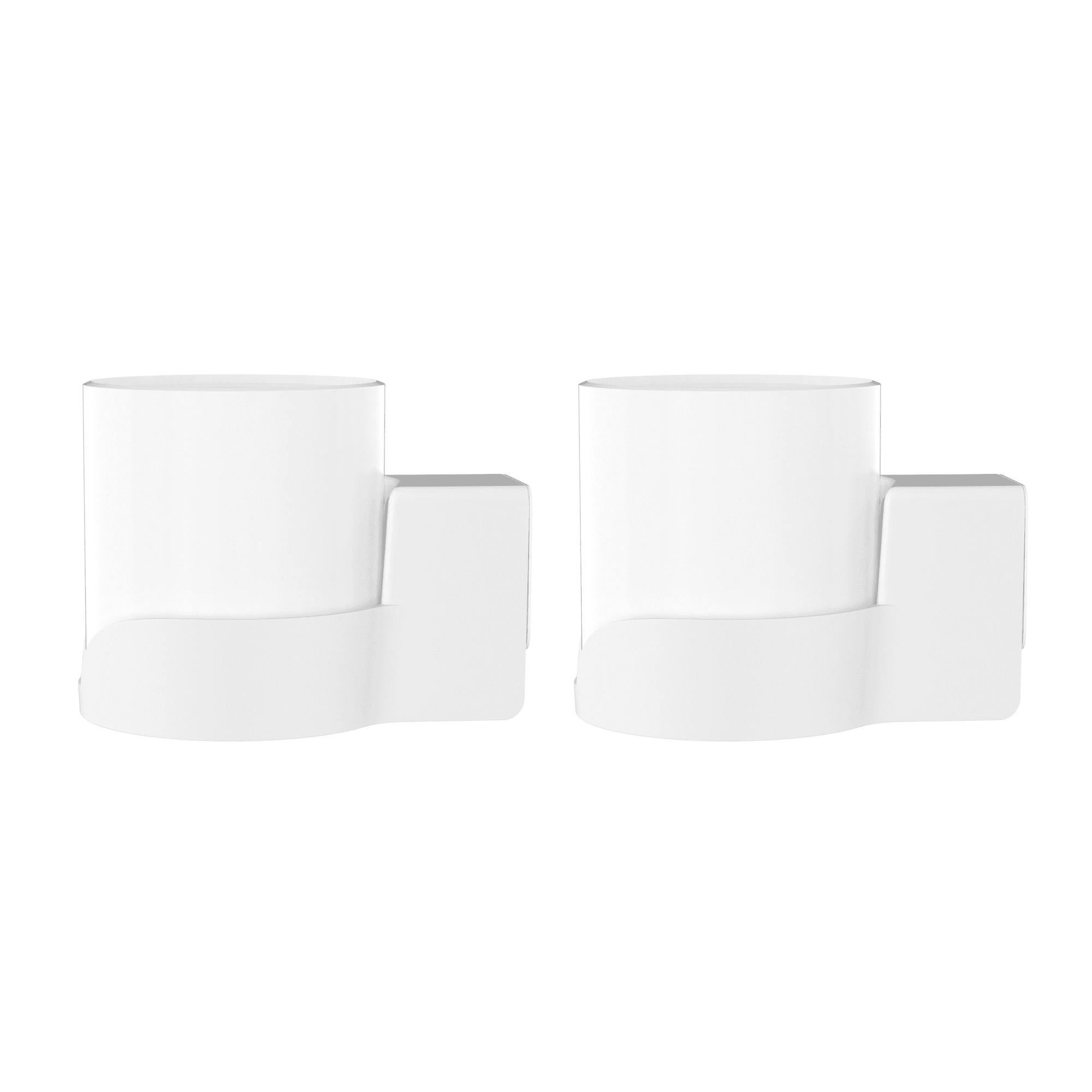 Wall Mount Holder For TP-Link Deco X50 AX3000 Mesh Router | Pack Of 3, White Plastic, Made In Germany