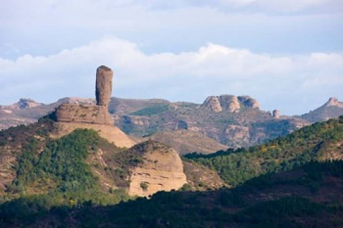 Bangchui (Wood Club) Mountain Chengde Hebei China Canvas Art - Keren Su DanitaDelimont (38 x 25)