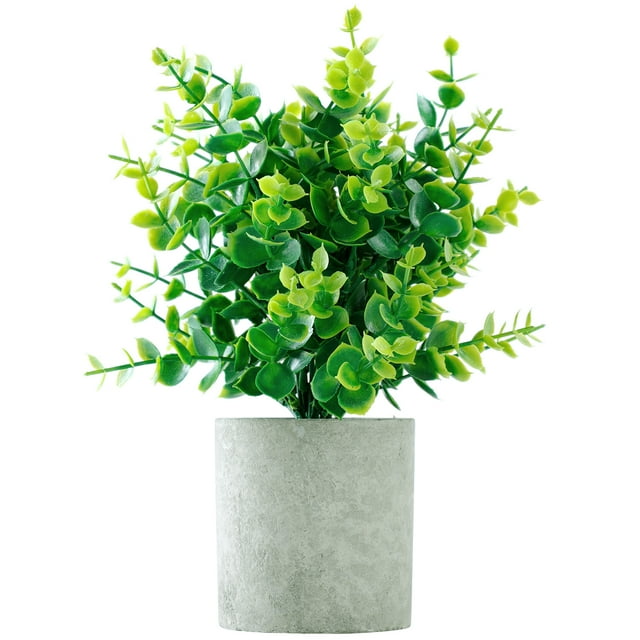 Bangcool Artificial Plant Potted Fake Greenery Plant Indoor Faux