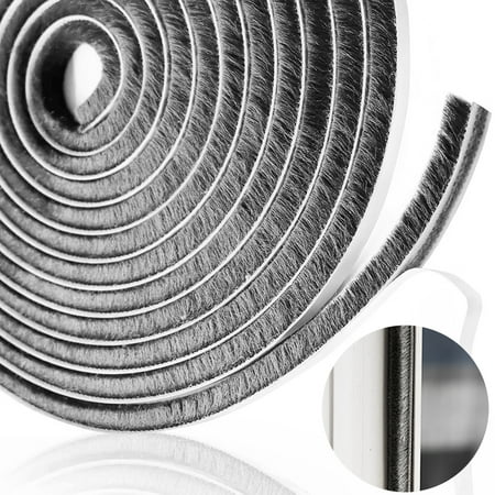 Bangcool Door Draft Stopper 1 Roll 32.8ft Weather Stripping for Window under Door Jamb Outdoor Automotive Seal Strip Tape