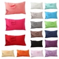 thumbnail image 1 of Bangcool Set of 2 Soft Cotton Solid Color Pillowcases Pillow Cover for Home Bedroom Hotel Travel, Standard Size, 1 of 3