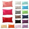 thumbnail image 1 of Bangcool Set of 2 Soft Cotton Solid Color Pillowcases Pillow Cover for Home Bedroom Hotel Travel, Standard Size, 1 of 3