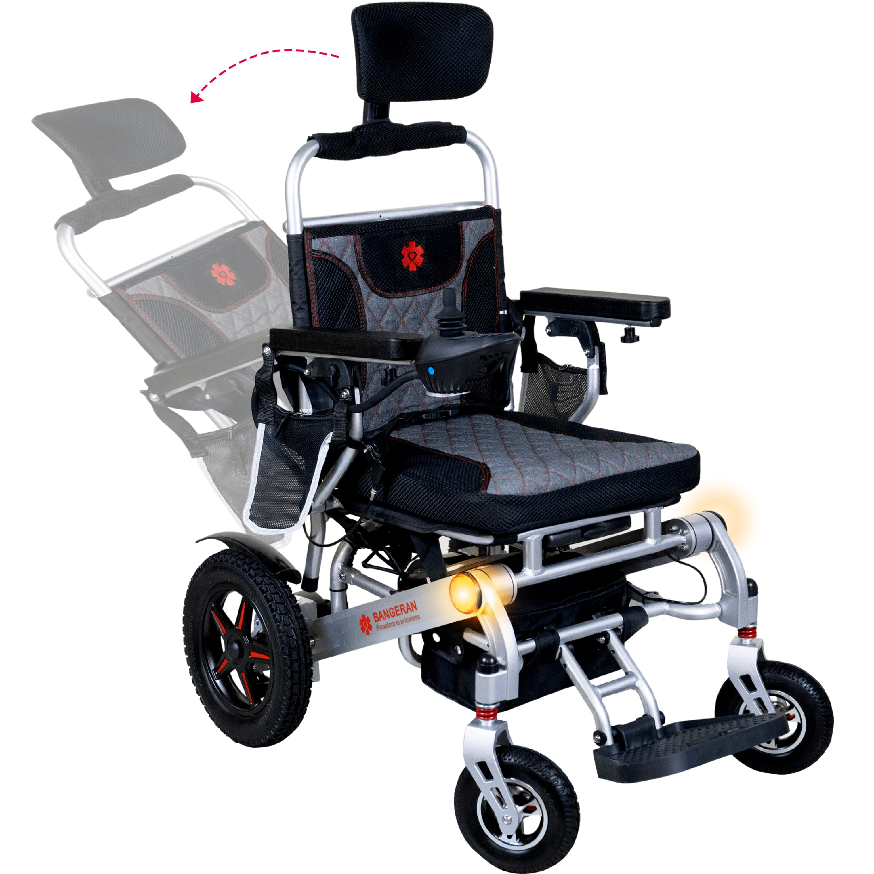 Bangeran Thunderbolt (Manual) Reclining Electric Wheelchair for