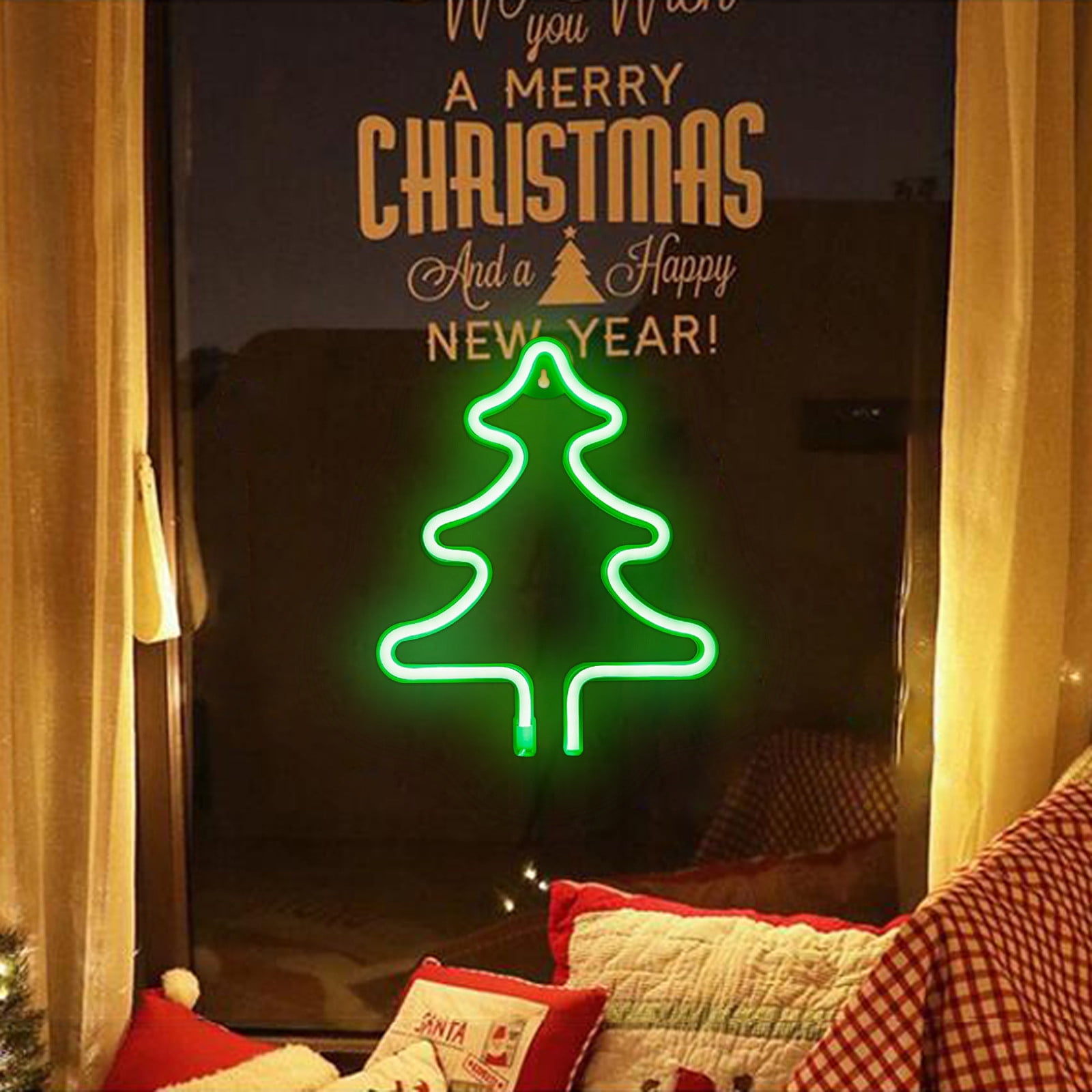 Banghong LED Christmas Neon Lights, Neon Lights For Wall Decoration