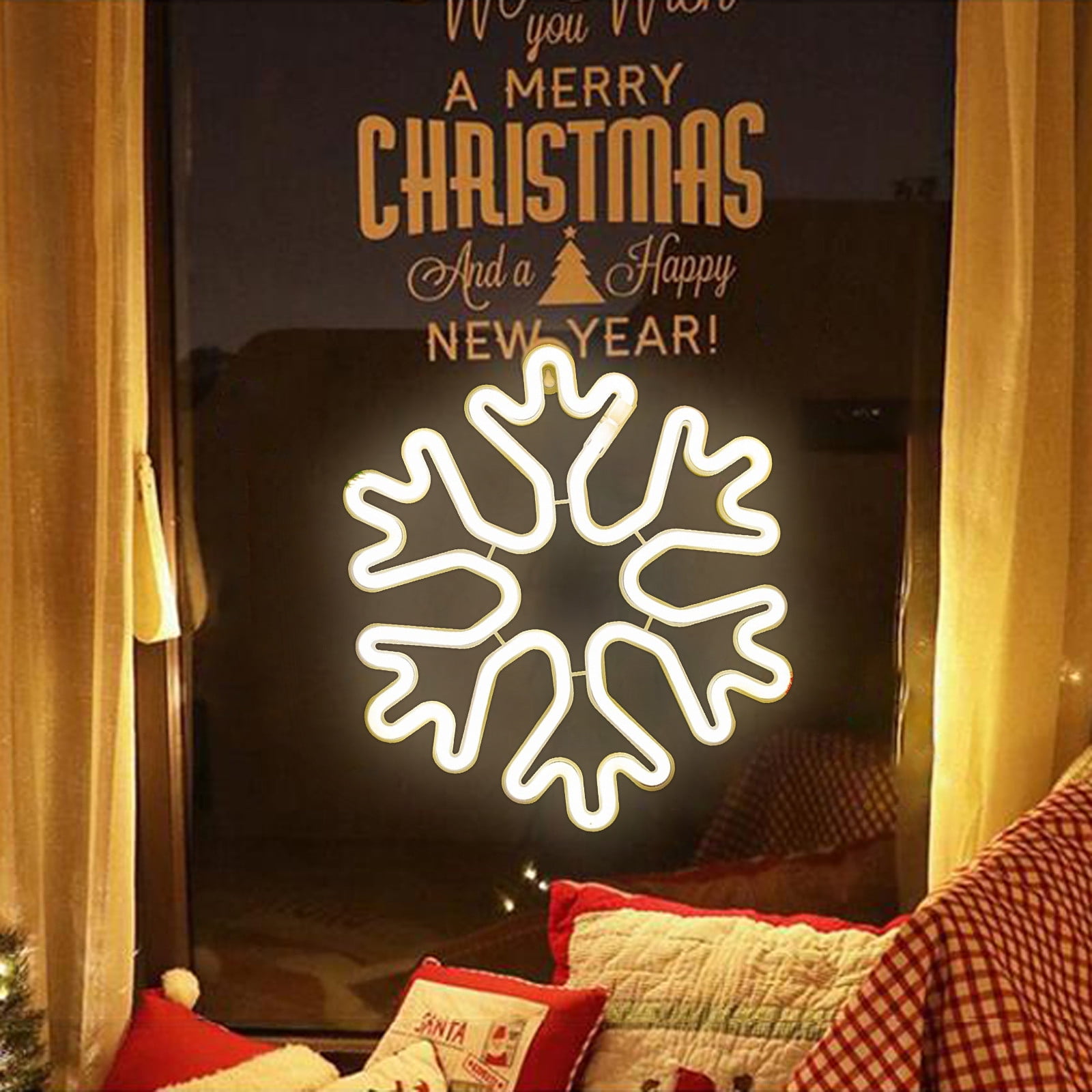 Banghong LED Christmas Neon Lights, Neon Lights For Wall Decoration