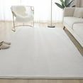 thumbnail image 1 of Banghong Short Pile Washable Very Soft Rug for Living Room Dining Room and Children's Room Flat Pile Plain Cream, 1 of 6