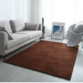 thumbnail image 1 of Banghong Short Pile Washable Very Soft Rug for Living Room Dining Room and Children's Room Flat Pile Plain Cream, 1 of 6