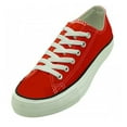 thumbnail image 1 of Bangka Men's Canvas Classic Sneakers, Closed Toe Red, Size 10, 1 of 1