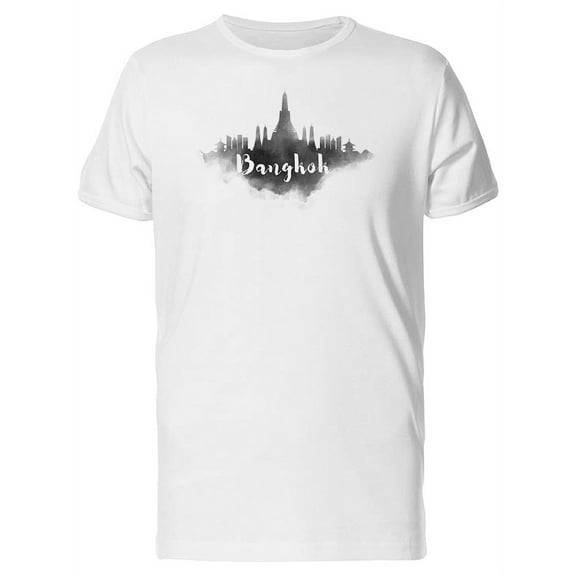 Bangkok Black Paint T-Shirt Men -Image by Shutterstock, Male Small