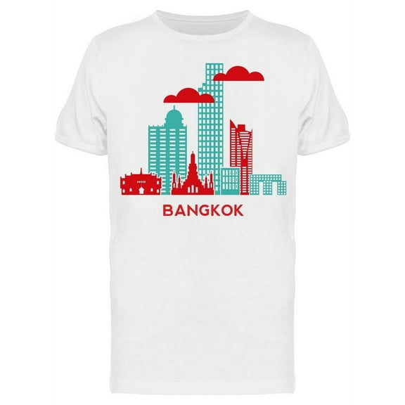 Bangkok City Architecture T-Shirt Men -Image by Shutterstock, Male Medium