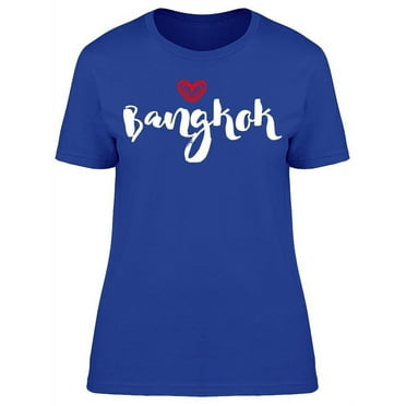 Bangkok City Love Heart T-Shirt Women -Image by Shutterstock, Female Large