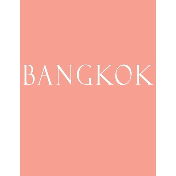 Bangkok: Decorative Book to Stack Together on Coffee Tables, Bookshelves and Interior Design - Add Bookish Charm Decor to Your Home - Stack Deco Books together to create Your unique Fashion Design sty