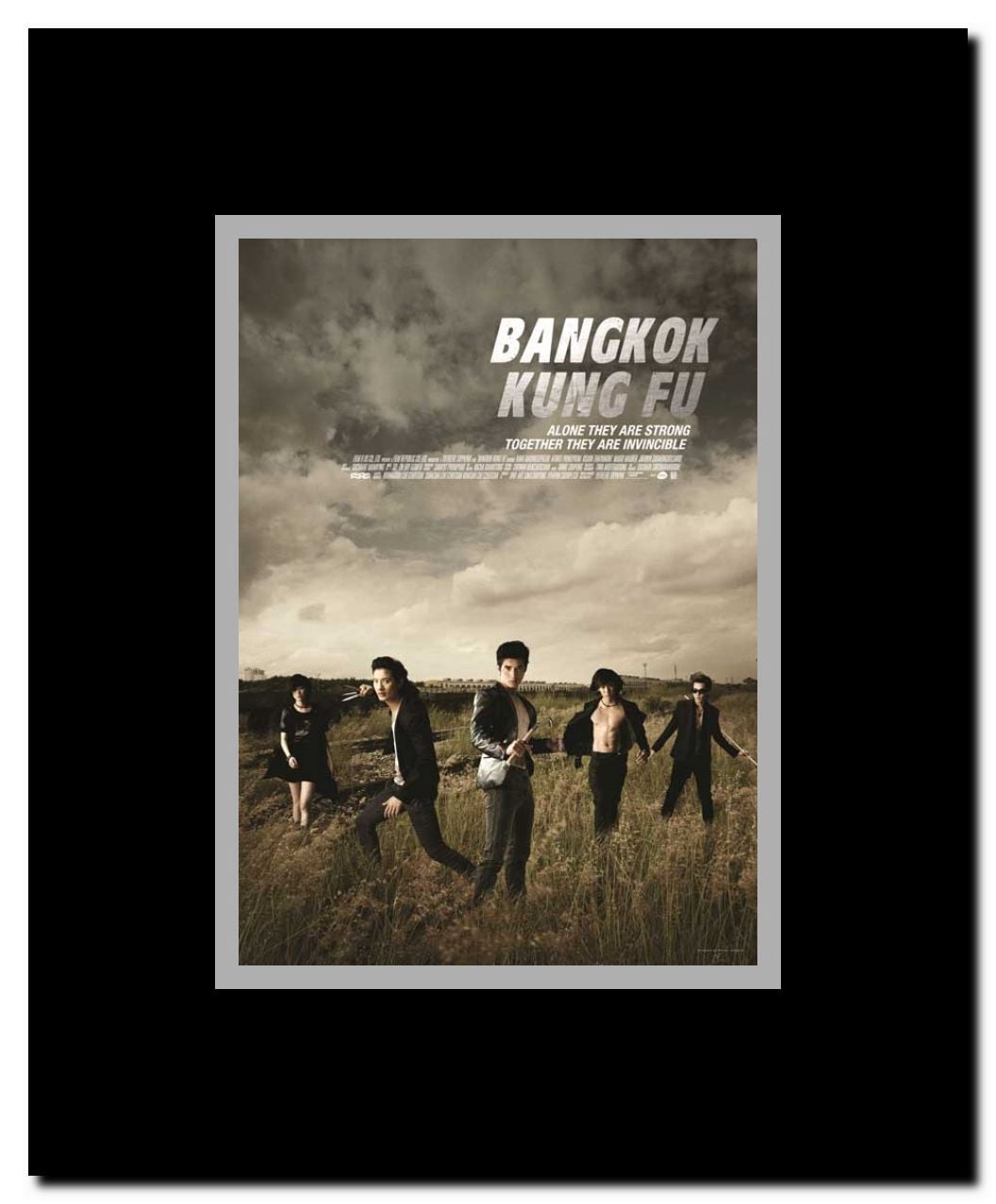 Bangkok Kung Fu Framed Movie Poster