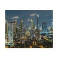 thumbnail image 1 of Bangkok Night Skyline Canvas Artwork Breathtaking Stunning Cityscape for Home Decor Ready to Hang, 1 of 18