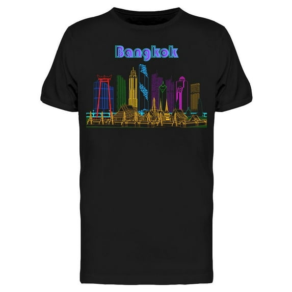Bangkok Thailand Buildings T-Shirt Men -Image by Shutterstock, Male XX-Large