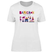 Bangkok Thailand City T-Shirt Women -Image by Shutterstock, Female Large