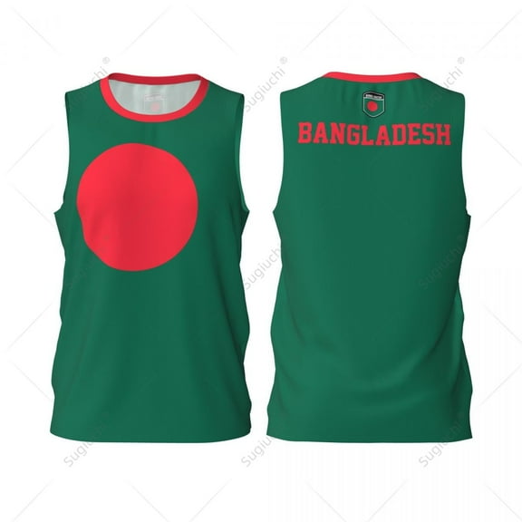 Bangladesh Flag Men Basketball Sports Jersey Running Fitness Multifunction Sleeveless tshirt Exclusive Custom Name Nunber