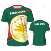 Bangladesh Flag Men Sports T-shirt Women Tees jersey for Soccer Football Running Bike Tennis Fitness Fans