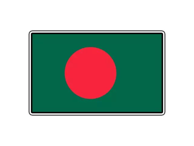 Bangladesh Flag Waterproof Sticker Phone Decal Water Bottle Stickers ...