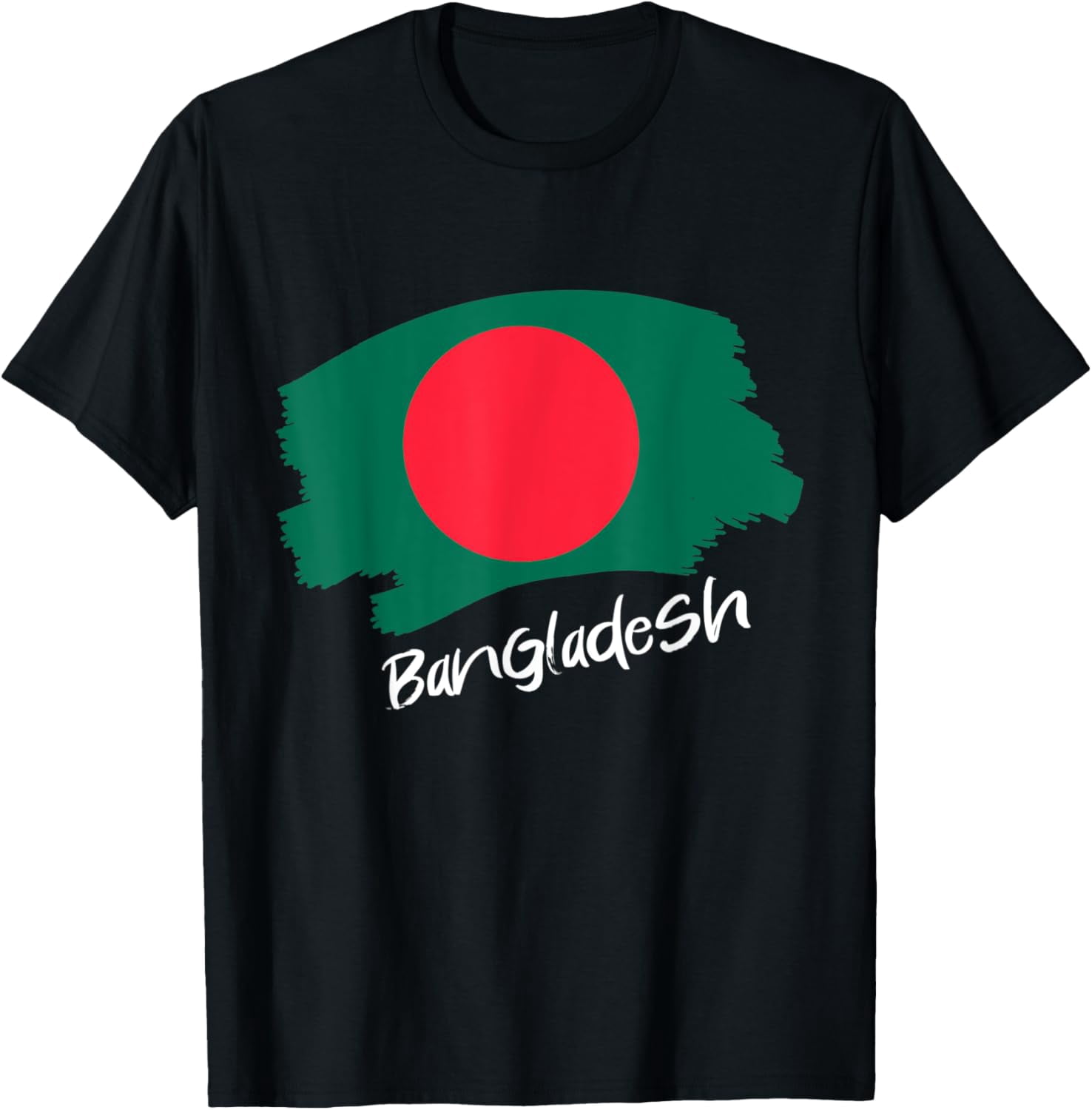 T-shirt Officieux Passeport Bangladesh – Gildan 5000 – Homme/Femme – Noir