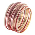 thumbnail image 1 of Bangles - 7PC Bangle Bracelets for Women - Gold Arm Jewelry Costume Accessories, 1 of 8