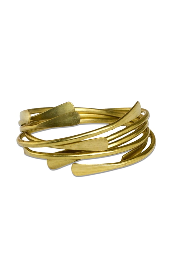 - Adjustable Brass Stacking Bangles: Tarnish-Resistant Women Bangle Sets