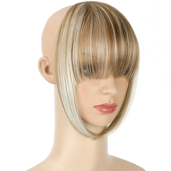 Bangs Hair Clip French Bang Clip in Thick Full Bangs Straight Fringe with Temples for Women