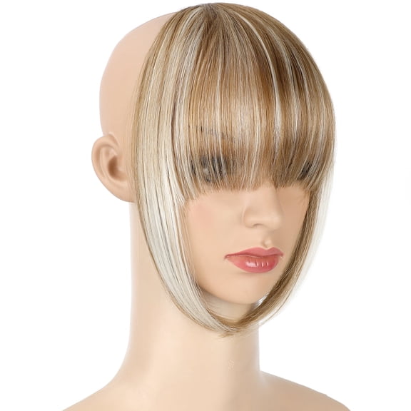 Bangs Hair Clip French Bang Clip in Thick Full Bangs Straight Fringe with Temples for Women