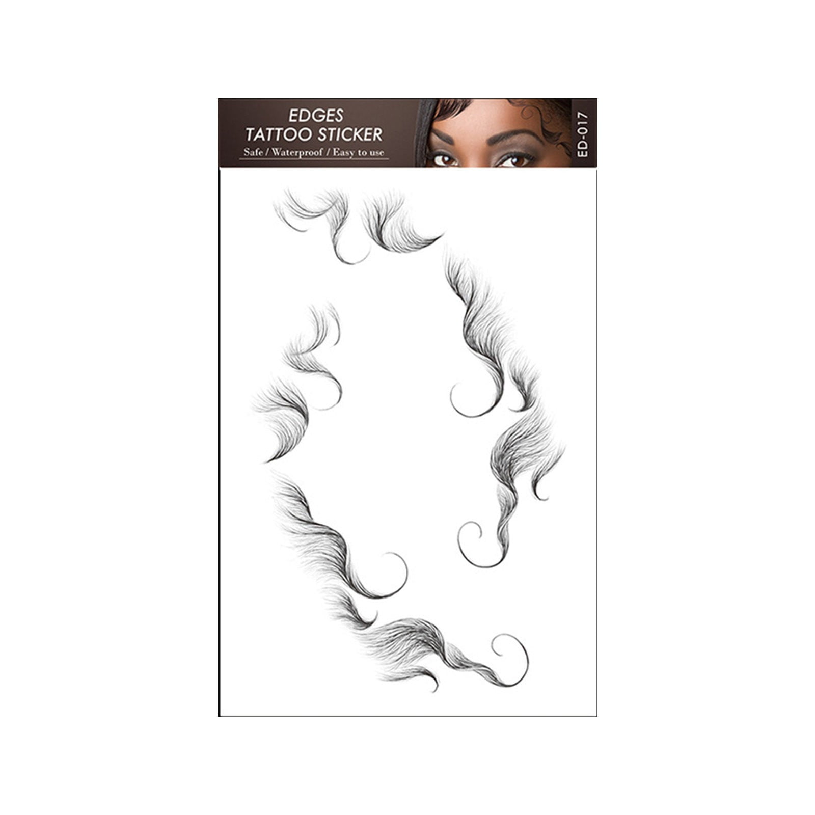Bangs Sticker 18 Styles Popular Waterproof Fake Hair Fringe Edge