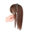 thumbnail image 1 of -Bangs Wig Headbands Neat Fringe Bands with Braids Headband YSSU ha52 uk, 1 of 9